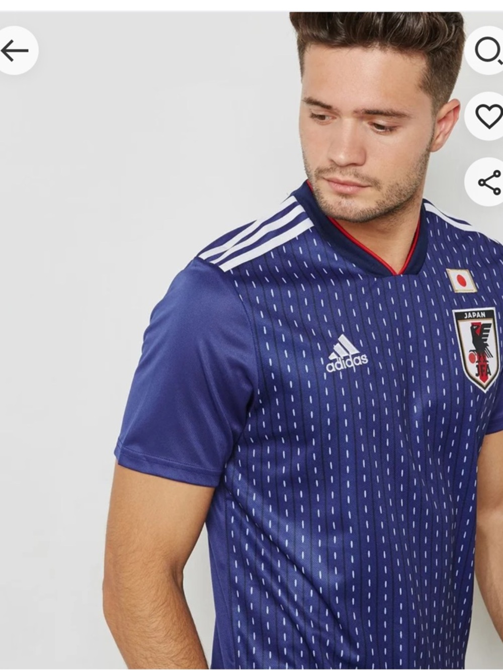 2018 Adidas Men’s Japan National Team home Football Jersey